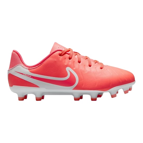 Nike - "Tiempo Legend 10" Fußballschuhe mit festem Boden für Kinder (Rot/Weiß) - Image 1