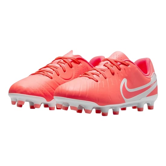 Nike - "Tiempo Legend 10" Fußballschuhe mit festem Boden für Kinder (Rot/Weiß) - Image 4