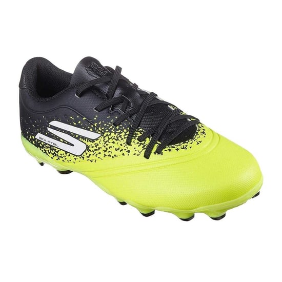 Skechers - Fußballschuhe mit festem Boden für Kinder (Gelb/Schwarz) - Image 5