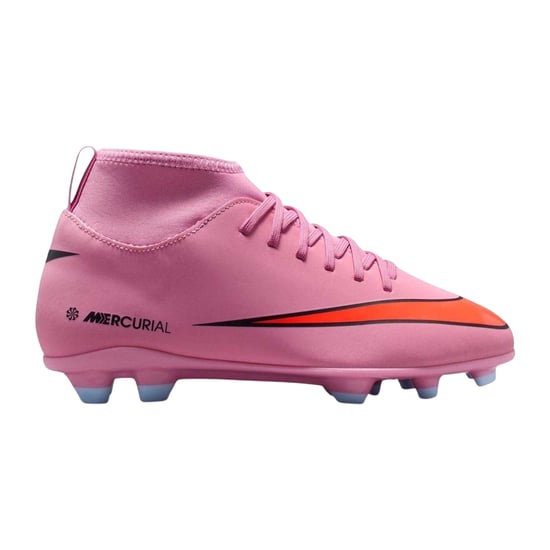 Nike - "Mercurial" Fußballschuhe mit festem Boden für Kinder (Pink/Schwarz) - Image 1
