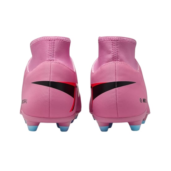 Nike - "Mercurial" Fußballschuhe mit festem Boden für Kinder (Pink/Schwarz) - Image 2