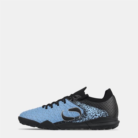 Sondico - "Blaze" Kunstrasen Turnschuhe für Kinder (Schwarz/Hellblau) - Image 2