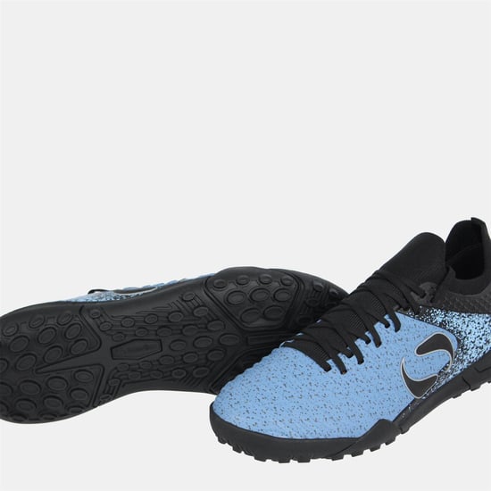 Sondico - "Blaze" Kunstrasen Turnschuhe für Kinder (Schwarz/Hellblau) - Image 3