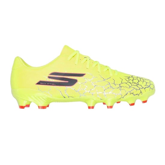 Skechers - "Skx 01 Academy" Fußballschuhe mit festem Boden für Kinder (Gelb/Schwarz) - Image 1