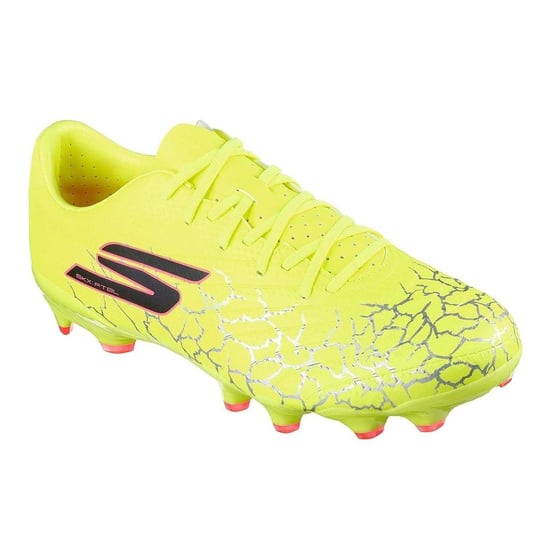 Skechers - "Skx 01 Academy" Fußballschuhe mit festem Boden für Kinder (Gelb/Schwarz) - Image 5