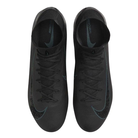 Nike - "Mercurial" Fußballschuhe mit festem Boden für Herren/Damen Unisex (Schwarz/Grün) - Image 3