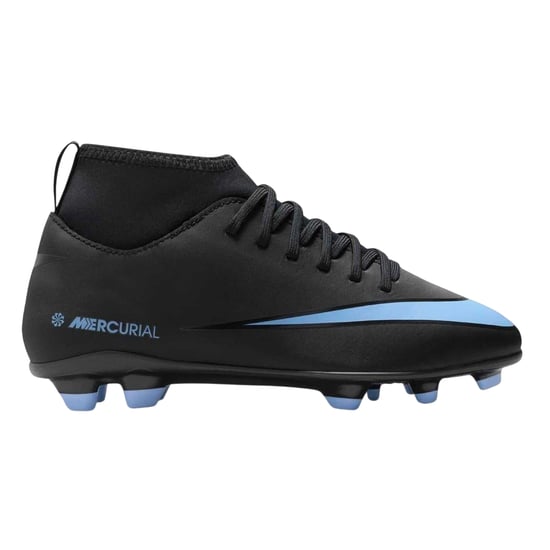 Nike - "Mercurial" Fußballschuhe mit festem Boden für Kinder (Schwarz/Blau) - Image 1