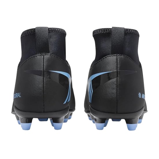 Nike - "Mercurial" Fußballschuhe mit festem Boden für Kinder (Schwarz/Blau) - Image 2