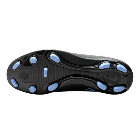Nike - "Mercurial" Fußballschuhe mit festem Boden für Kinder (Schwarz/Blau) - Image 4