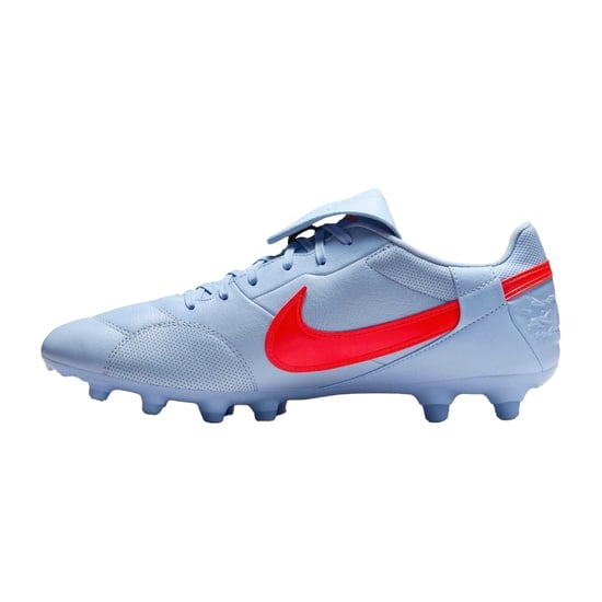 Nike - "Premier 3" Klassisch Fußballschuhe mit festem Boden für Herren, Leder (Blau/Violett) - Image 3