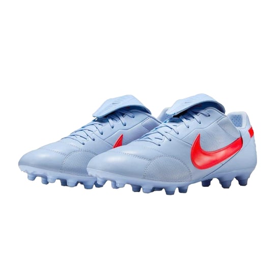 Nike - "Premier 3" Klassisch Fußballschuhe mit festem Boden für Herren, Leder (Blau/Violett) - Image 5