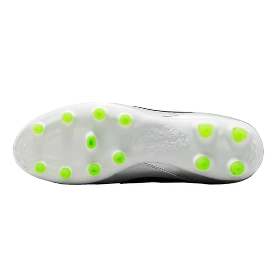 Nike - "Premier 3" Klassisch Fußballschuhe mit festem Boden für Herren, Leder (Silber/Schwarz) - Image 4