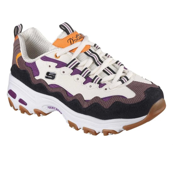 Skechers - "DLites Classic" Sneaker für Kinder (Natürlich/Violett) - Image 5