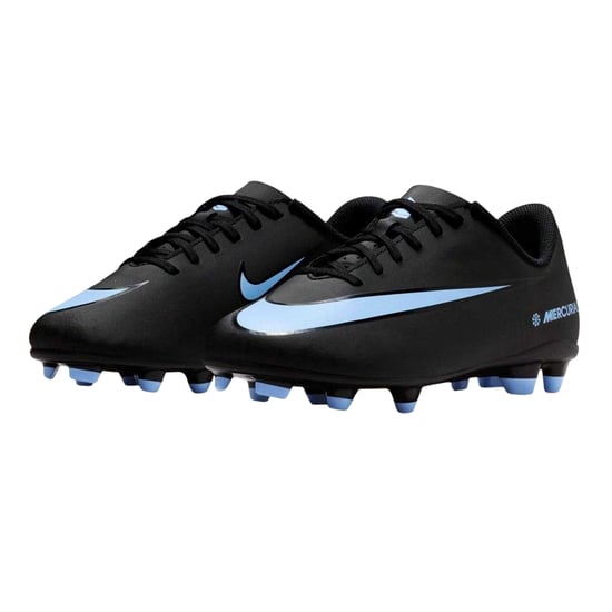 Nike - "Vapor" Fußballschuhe mit festem Boden für Kinder (Schwarz/Blau) - Image 5