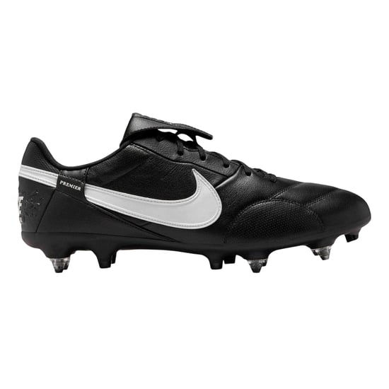 Nike - "Premier" Fußballschuhe für weichen Boden für Herren/Damen Unisex, Leder, Umgeklappte Zunge (Schwarz/Weiß) - Image 1