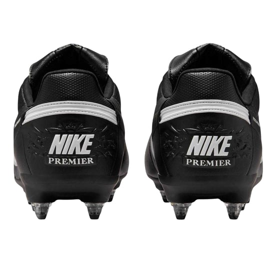 Nike - "Premier" Fußballschuhe für weichen Boden für Herren/Damen Unisex, Leder, Umgeklappte Zunge (Schwarz/Weiß) - Image 2