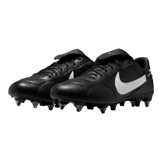 Nike - "Premier" Fußballschuhe für weichen Boden für Herren/Damen Unisex, Leder, Umgeklappte Zunge (Schwarz/Weiß) - Image 5