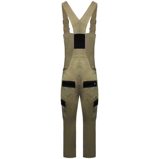 Dickies Everyday Herren Khaki/Schwarz Latzhose und Latzarbeitsschutzkleidung - Image 2