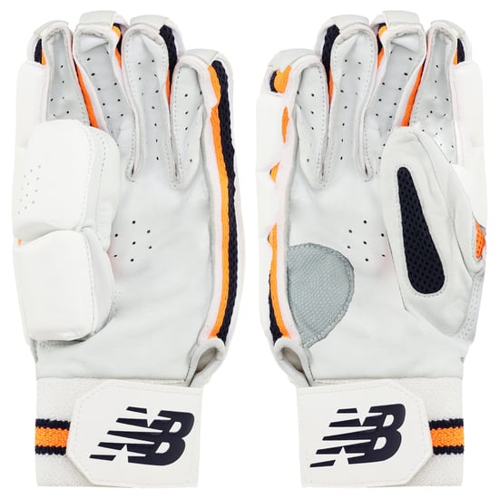 New Balance DC 1280 Jugend Weiß Cricket Schlaghandschuhe - Image 2