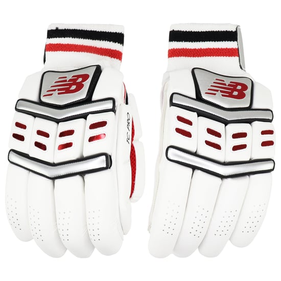 New Balance TC Pro Erwachsene Herren Weiße Cricket Schlaghandschuhe - Image 1