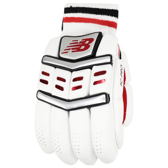 New Balance TC Pro Erwachsene Herren Weiße Cricket Schlaghandschuhe - Image 4