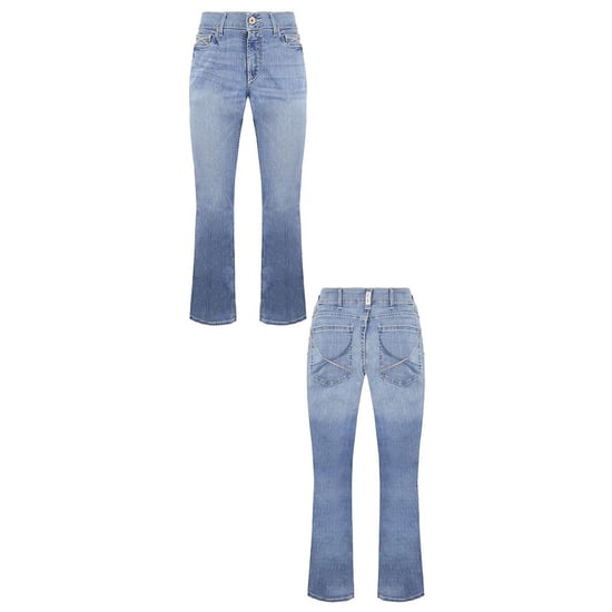 Ariat Real Denim Mid-Rise Bootcut Hellblaue Damen Vivian Jeans - Image 3
