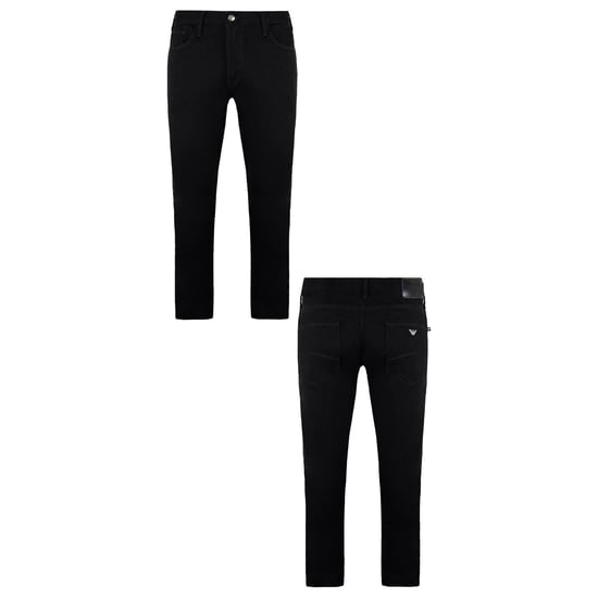 Emporio Armani J85 Regular Fit Herren Schwarz Jeans - Image 3