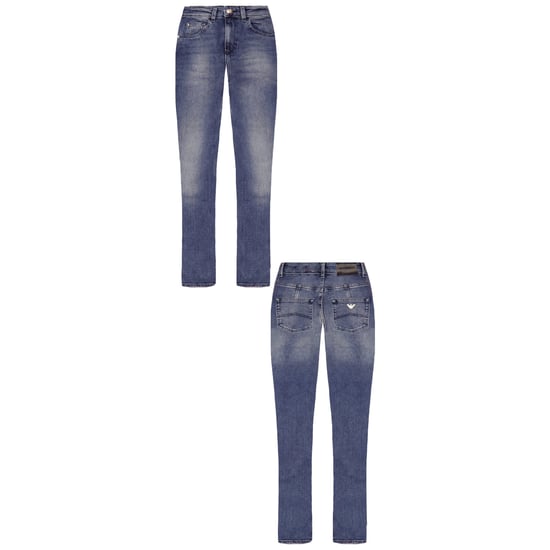 Emporio Armani J29 Regular Fit Hohe Taille Damenjeans - Image 3