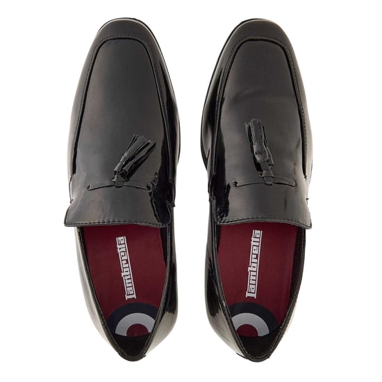 Lambretta - Halbschuhe für Herren, Leder, Quaste (Schwarz) - Image 3
