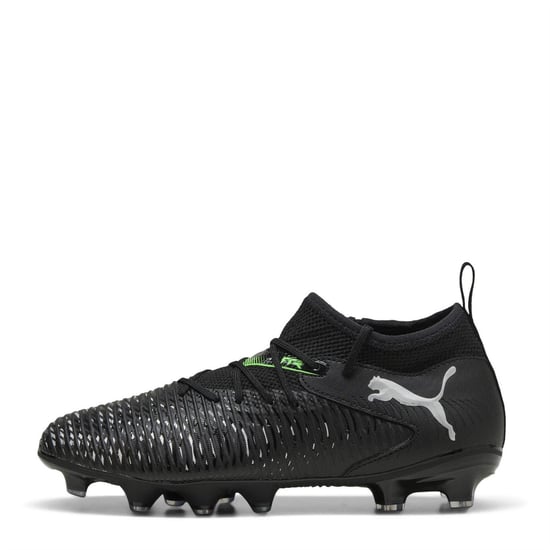 Puma - "Future 8 Ultimate" Künstlicher Boden Fußballschuhe für Kinder (Schwarz/Grün) - Image 2