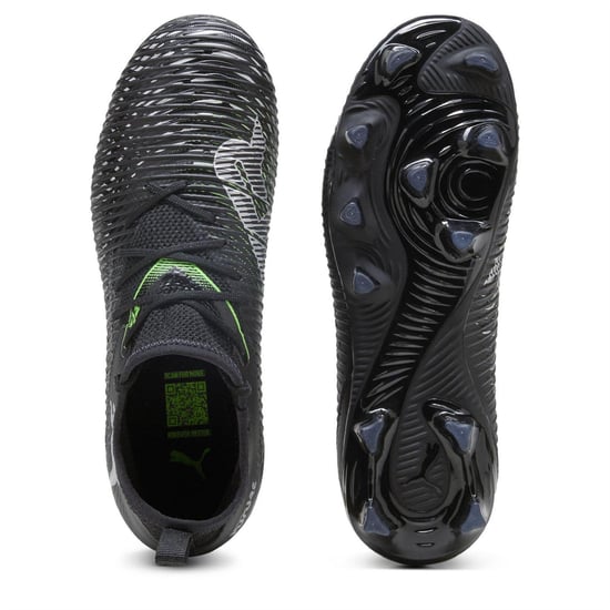 Puma - "Future 8 Ultimate" Künstlicher Boden Fußballschuhe für Kinder (Schwarz/Grün) - Image 3