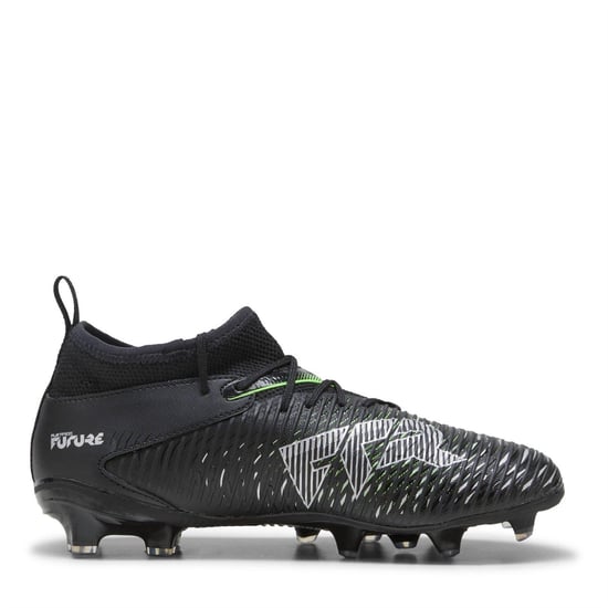 Puma - "Future 8 Ultimate" Künstlicher Boden Fußballschuhe für Kinder (Schwarz/Grün) - Image 4