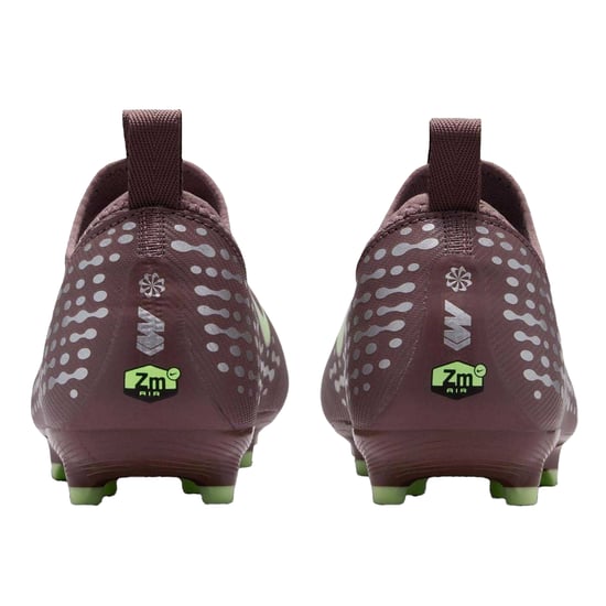 Nike - "Mercurial" Fußballschuhe mit festem Boden für Kinder (Pflaume/Silber) - Image 2