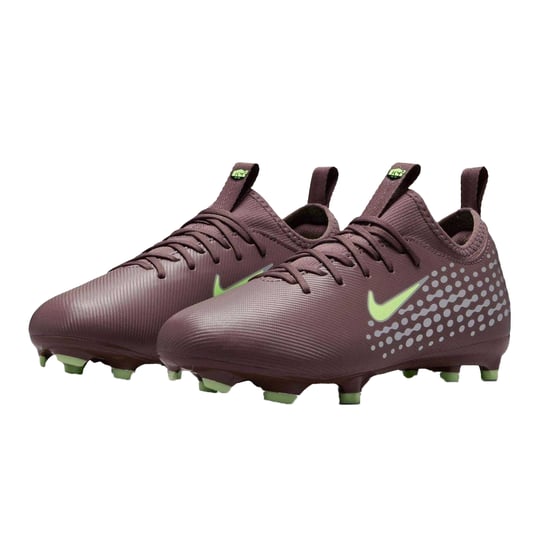 Nike - "Mercurial" Fußballschuhe mit festem Boden für Kinder (Pflaume/Silber) - Image 5