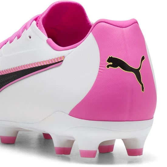 Puma - "King Match" Fußballschuhe mit festem Boden für Kinder (Pink) - Image 5