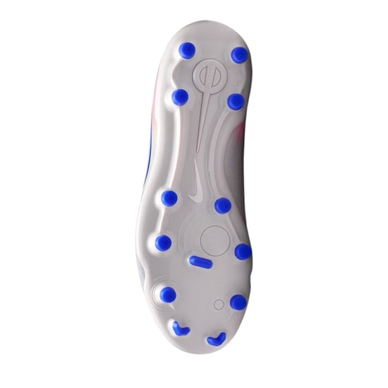 Nike - "Tiempo Legend 10" Fußballschuhe mit festem Boden für Kinder (Grau/Blau) - Image 3