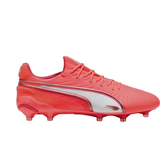 Puma - "King Ultimate" Fußballschuhe mit festem Boden für Kinder (Glutrot) - Image 1