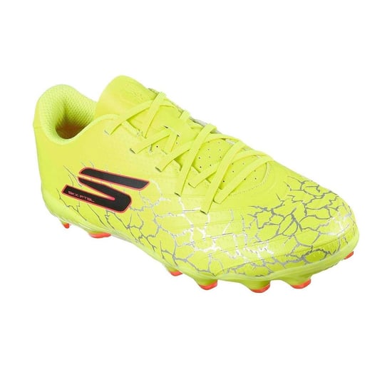Skechers - "SKX 01" Fußballschuhe mit festem Boden für Kinder (Gelb/Schwarz) - Image 5