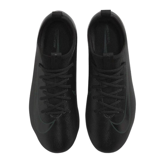 Nike - "Mercurial" Fußballschuhe mit festem Boden für Kinder (Schwarz/Grün) - Image 4
