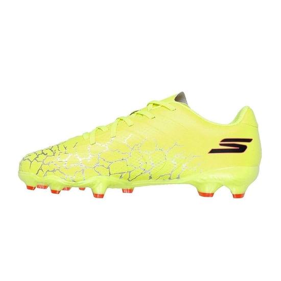 Skechers - "Crib" Fußballschuhe mit festem Boden für Kinder (Gelb/Schwarz) - Image 2
