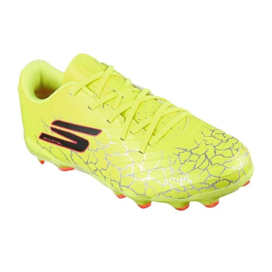 Skechers - "Crib" Fußballschuhe mit festem Boden für Kinder (Gelb/Schwarz) - Image 5