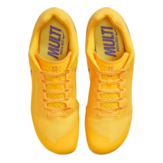 Nike - "Zoom Rival Multi" Leichtathletikschuh-Spikes für Herren (Orange/Zitronengelb) - Image 4