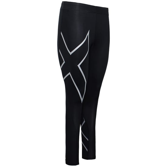 2XU Core Kompressions Leggings Damen Schwarz/Silber - Image 2