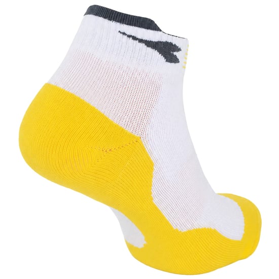 Diadora 3er-Pack Weiße/Gelbe Crew-Socken - Image 3