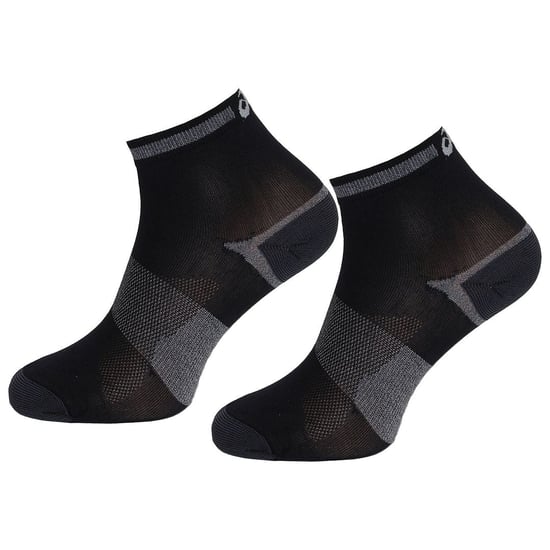Asics 2er-Pack Herren Socken in Schwarz/Grau Lyte - Image 1
