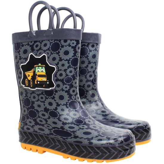 JCB Wade Kinder Gummistiefel Navy - Image 2