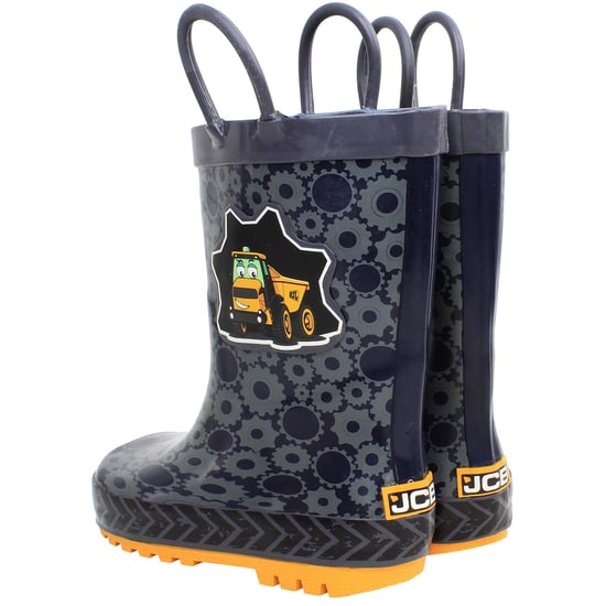 JCB Wade Kinder Gummistiefel Navy - Image 3