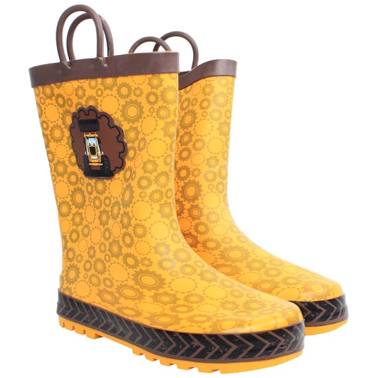 JCB Wade Kinder Gummistiefel Gelb - Image 2