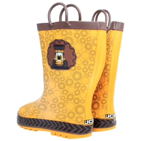 JCB Wade Kinder Gummistiefel Gelb - Image 3