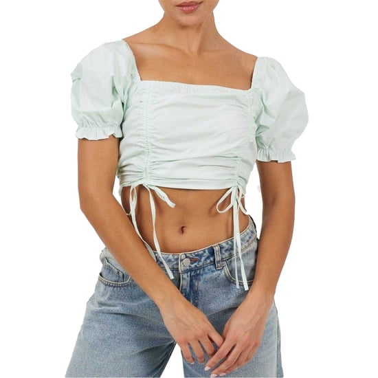 Brave Soul - Kurzes Top für Damen, Puffärmel (Minzgrün) - Image 1